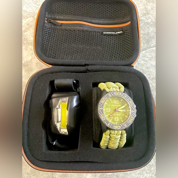 Chronologia Canyoneer Moss Green Paracord Watch - Picture 1 of 2